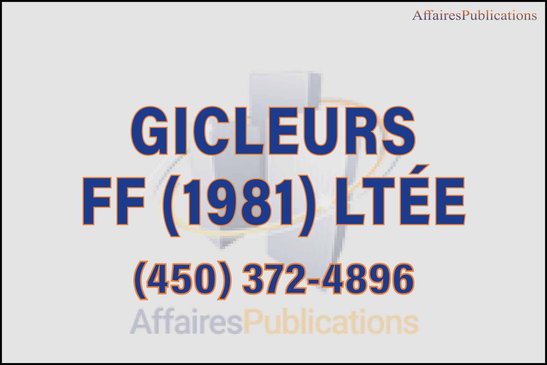 GICLEURS FF (1981) LTÉE
