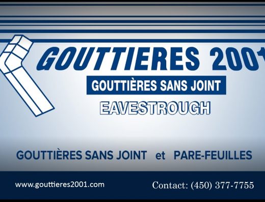LES GOUTTIÈRES 2001 9074-5563 QUÉBEC INC