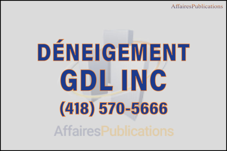 DÉNEIGEMENT GDL INC
