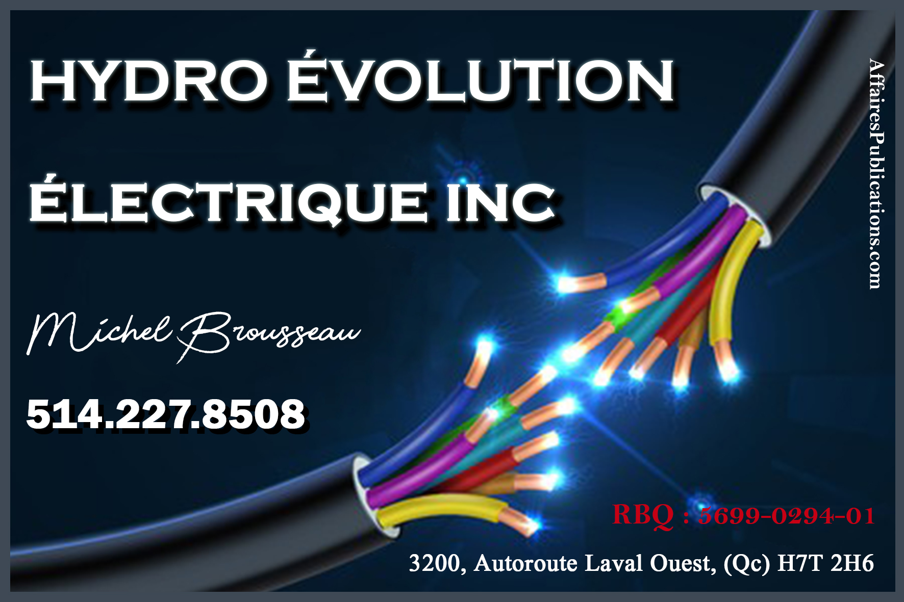 HYDRO ÉVOLUTION ÉLECTRIQUE INC