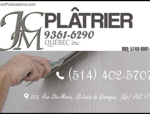 JCM PLÂTRIER INC