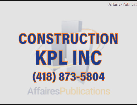 CONSTRUCTION KPL INC