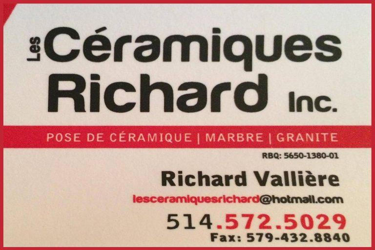 LES CÉRAMIQUES RICHARD INC