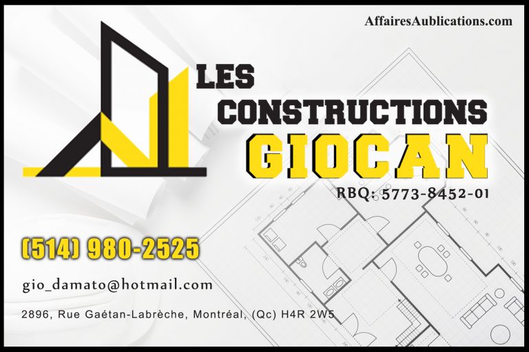 LES CONSTRUCTIONS GIOCAN INC
