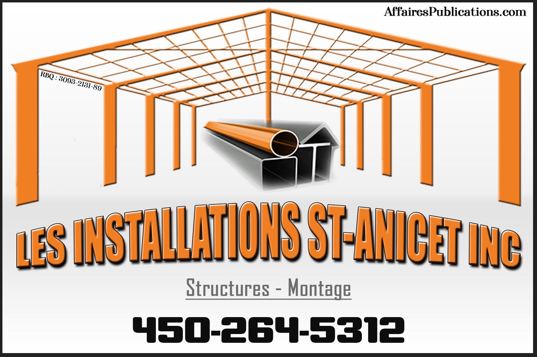 LES INSTALLATIONS ST-ANICET INC
