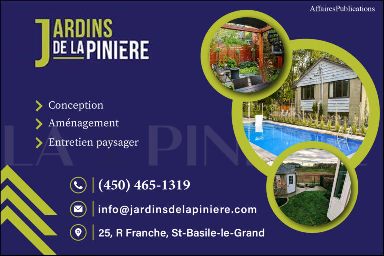 LES JARDINS DE LA PINIÈRE INC
