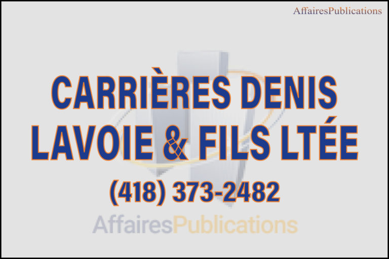 CARRIÈRES DENIS LAVOIE & FILS LTÉE