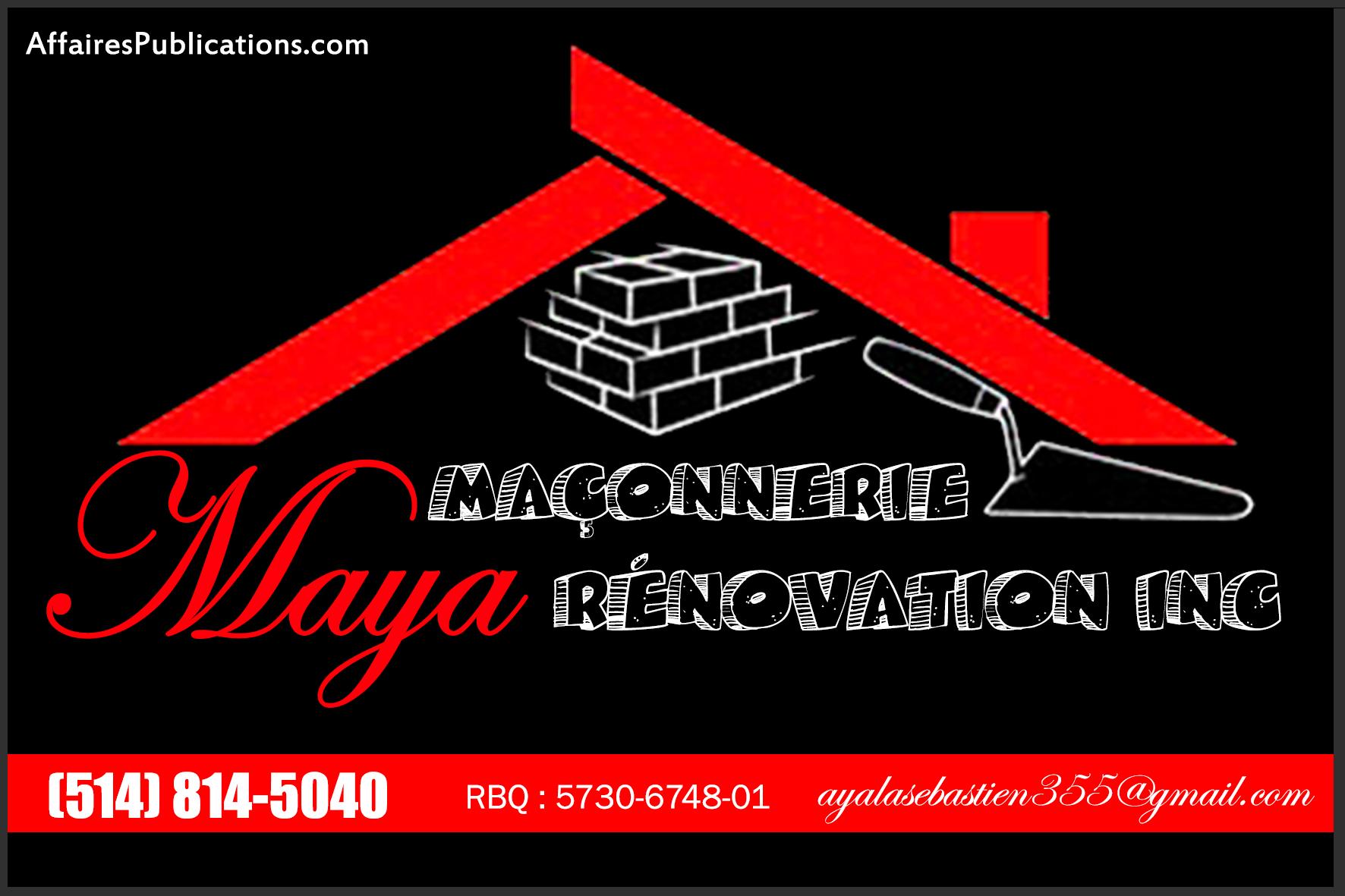 MAÇONNERIE MAYA RÉNOVATION