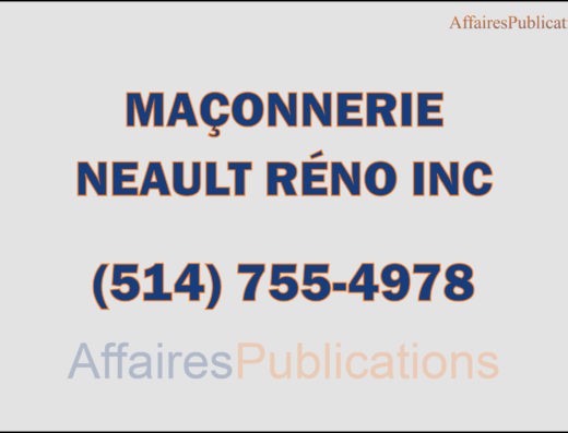 MAÇONNERIE NEAULT RÉNO INC