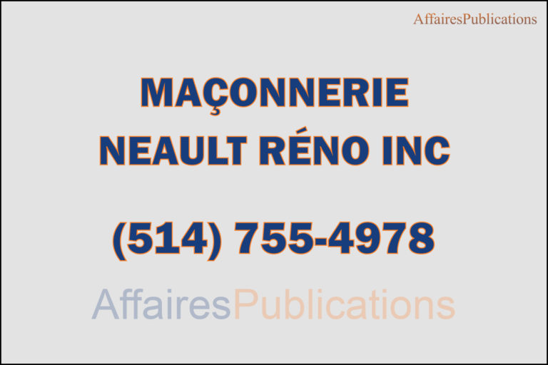 MAÇONNERIE NEAULT RÉNO INC