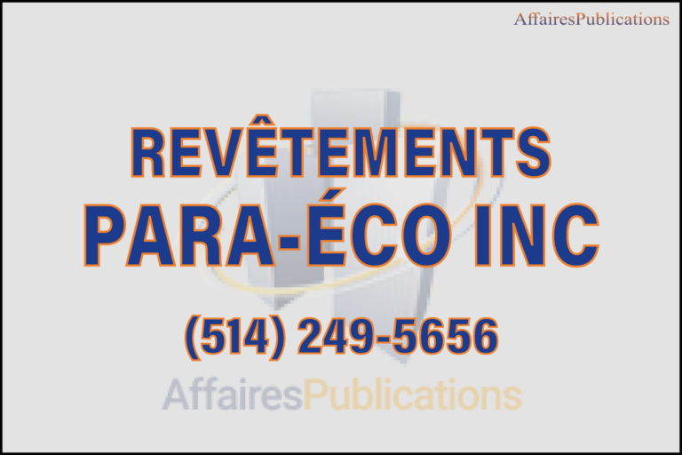 REVÊTEMENTS PARA-ÉCO INC