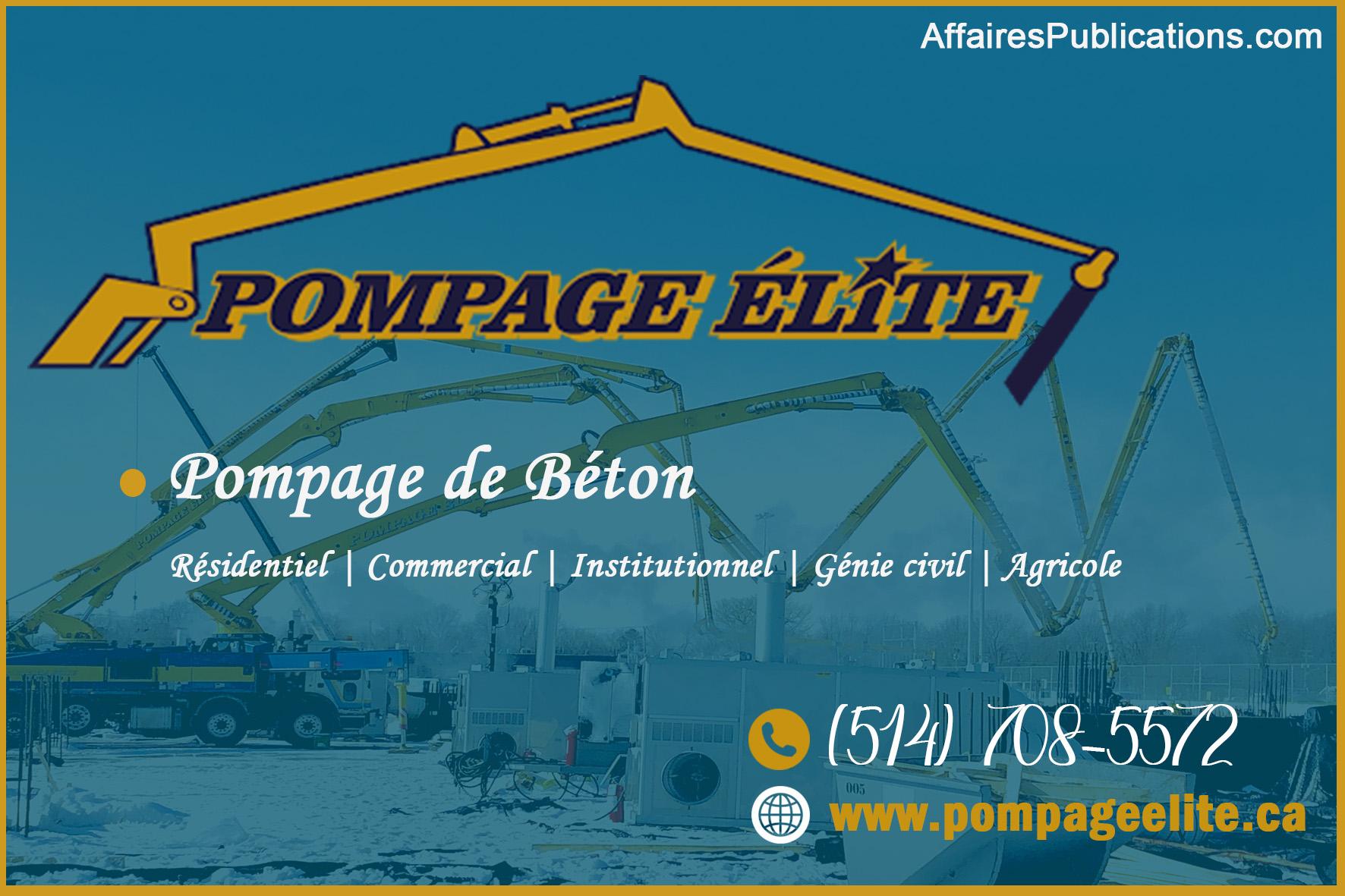 POMPAGE ÉLITE INC