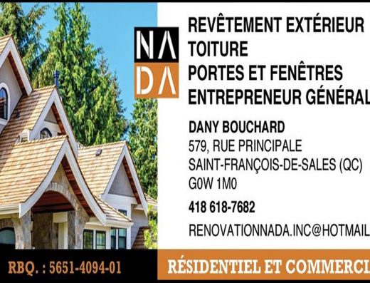 RÉNOVATION NADA INC