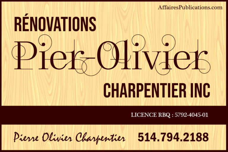 RÉNOVATIONS PIER-OLIVIER CHARPENTIER INC