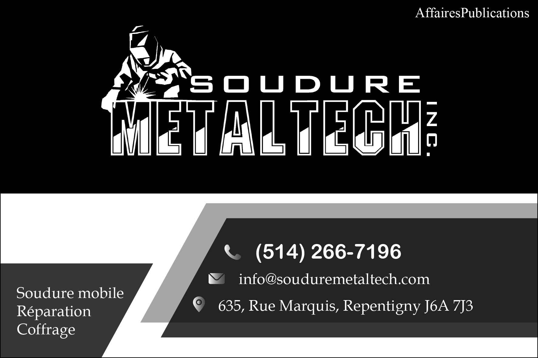 SOUDURE METALTECH INC