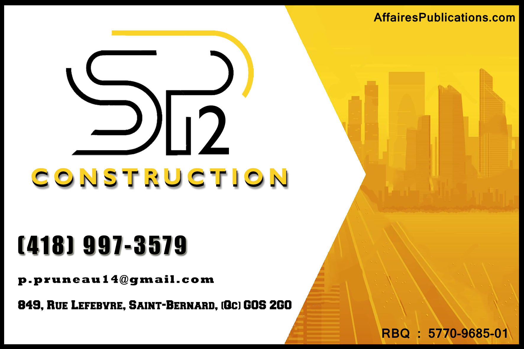 SP2 CONSTRUCTION INC