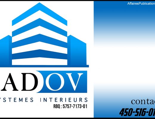 SYSTÈMES INTÉRIEURS JADOV INC