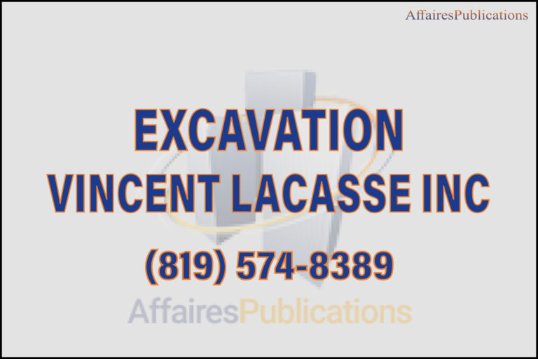 EXCAVATION VINCENT LACASSE