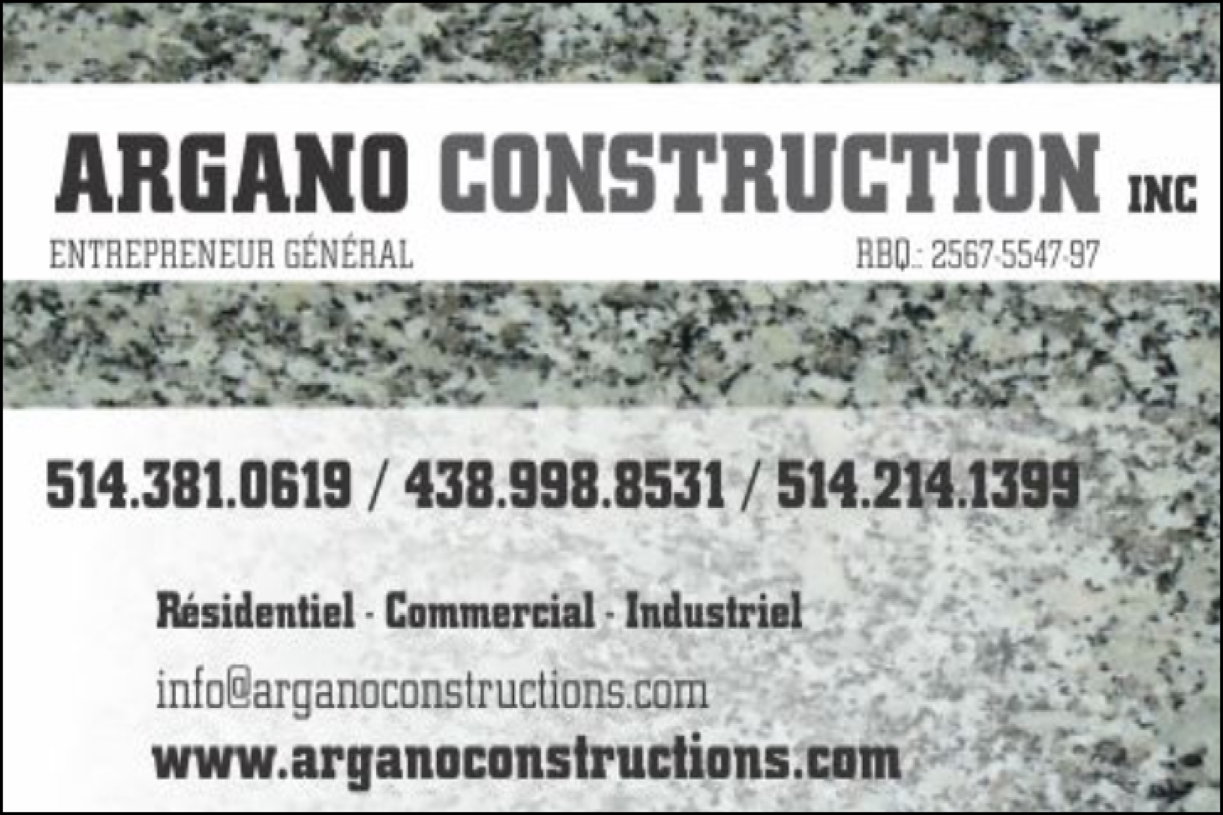 LES CONSTRUCTIONS ARGANO INC