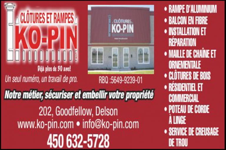 CLÔTURES KO-PIN INC