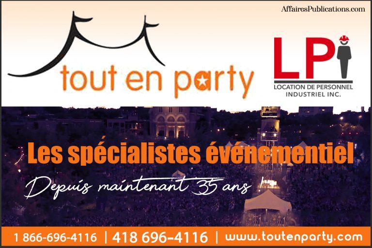 TOUT EN PARTY INC