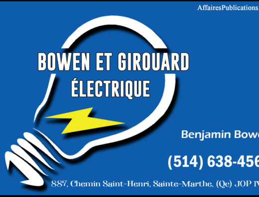 BOWEN ET GIROUARD ÉLECTRIQUE