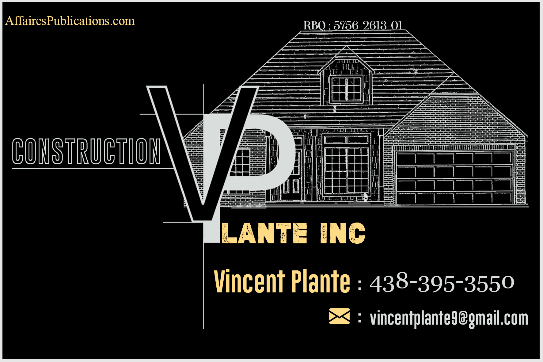 CONSTRUCTION V. PLANTE INC