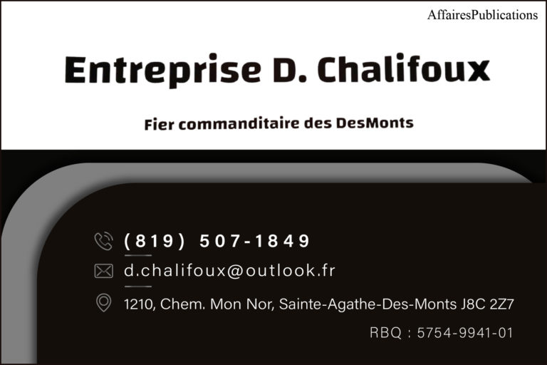 ENTREPRISES D CHALIFOUX