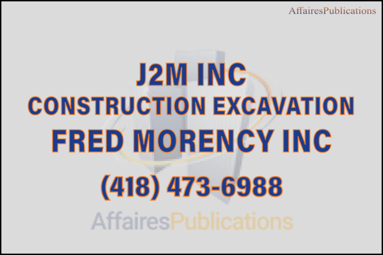 J2M INC / CONSTRUCTION EXCAVATION FRED MORENCY INC