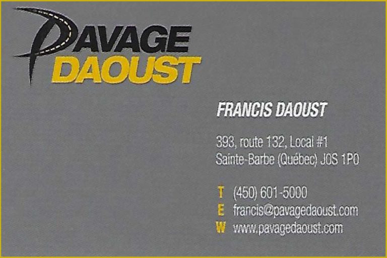 PAVAGE DAOUST