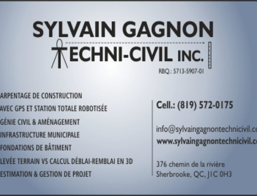SYLVAIN GAGNON TECHNI-CIVIL INC