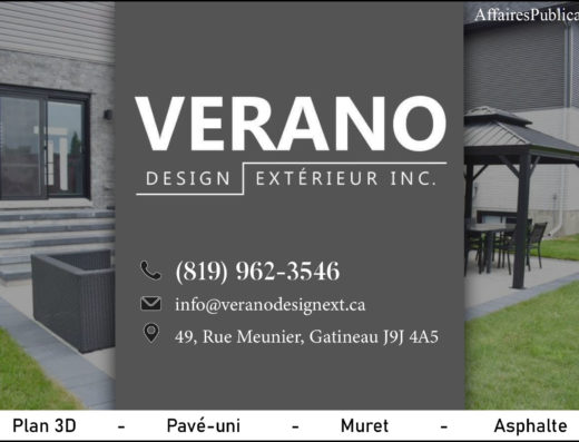 VERANO DESIGN EXTÉRIEUR INC