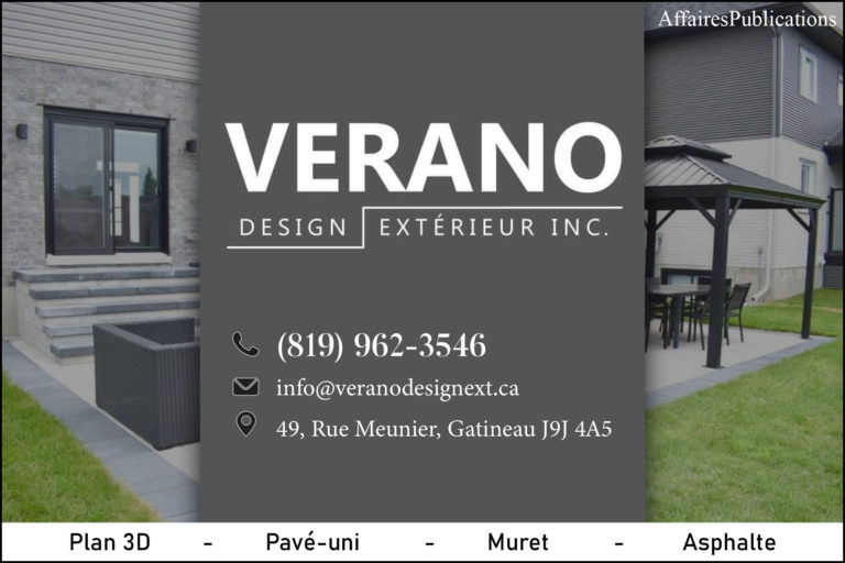 VERANO DESIGN EXTÉRIEUR INC