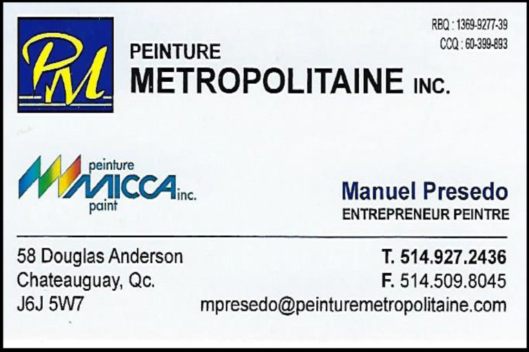 PEINTURE METROPOLITAINE INC