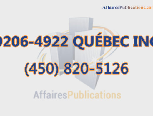9206-4922 QUÉBEC INC