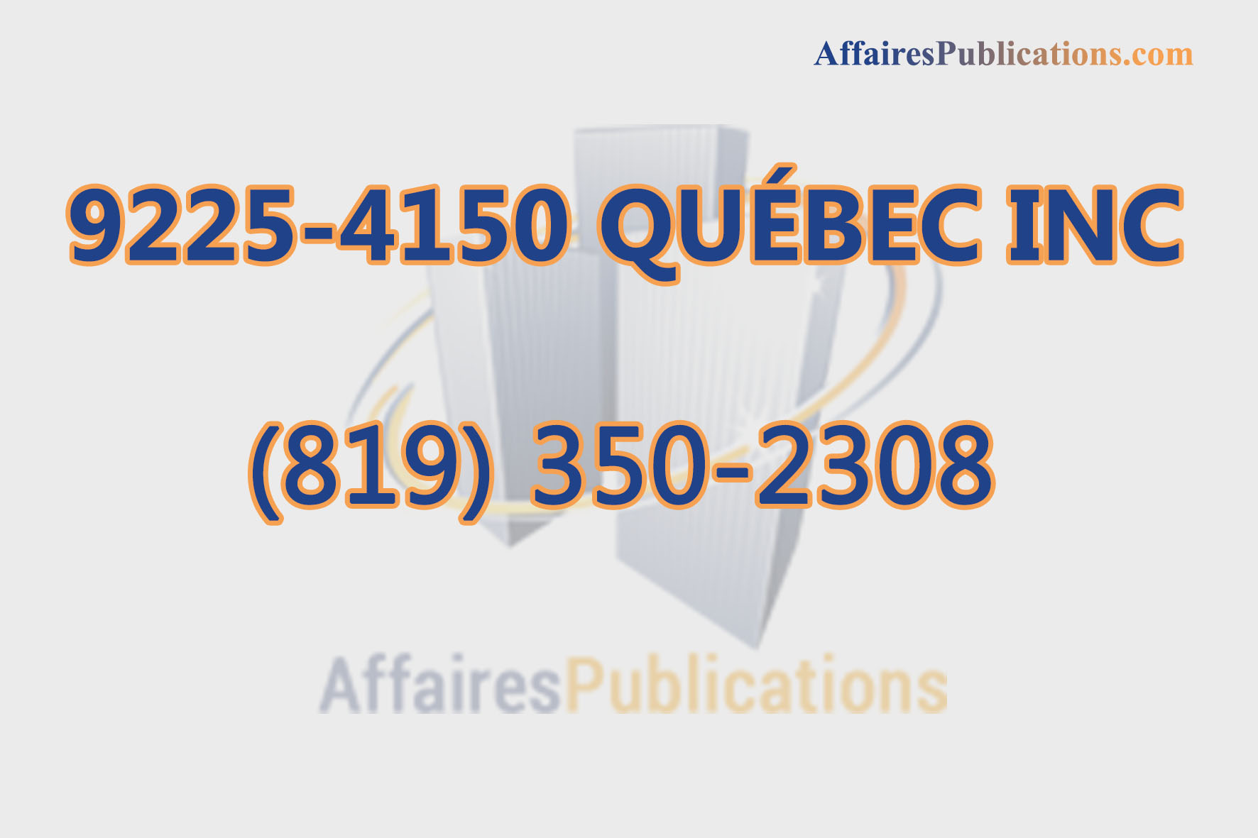 9225-4150 QUÉBEC INC