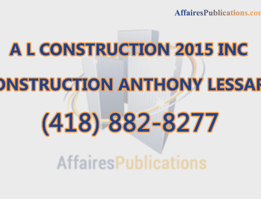 A L CONSTRUCTION 2015 INC CONSTRUCTION ANTHONY LESSARD