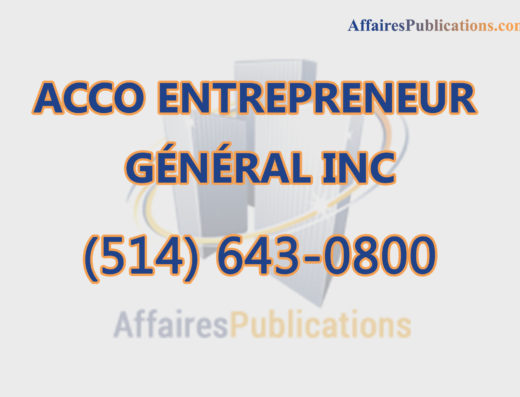 ACCO ENTREPRENEUR GÉNÉRAL INC