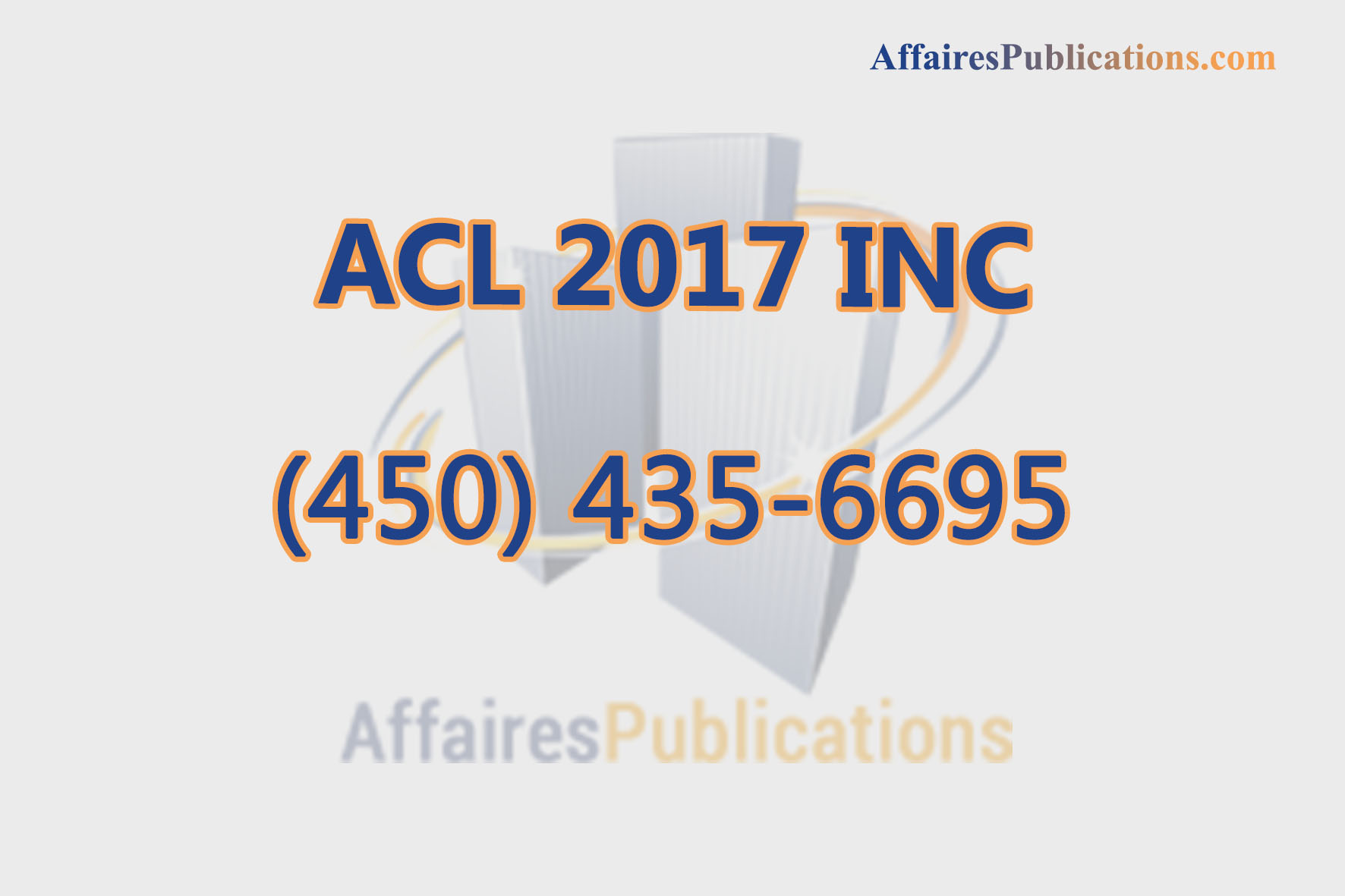 ACL 2017 INC