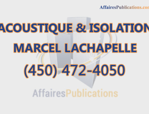 ACOUSTIQUE & ISOLATION MARCEL LACHAPELLE INC