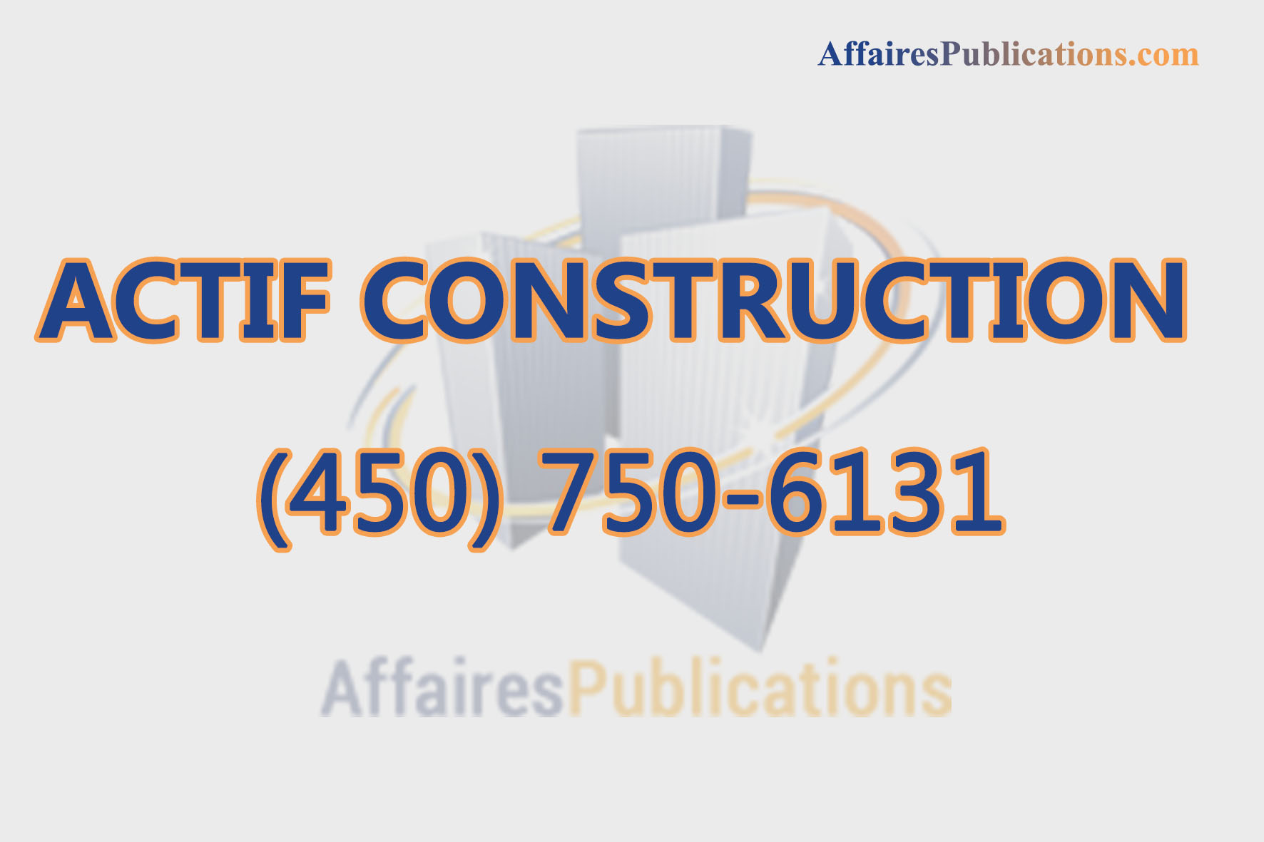 ACTIF CONSTRUCTION INC