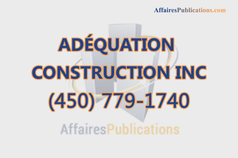 ADÉQUATION CONSTRUCTION INC