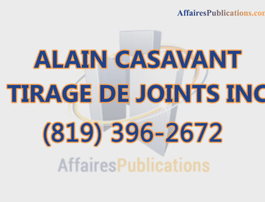 ALAIN CASAVANT TIRAGE DE JOINTS
