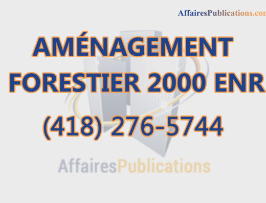 AMÉNAGEMENT FORESTIER 2000