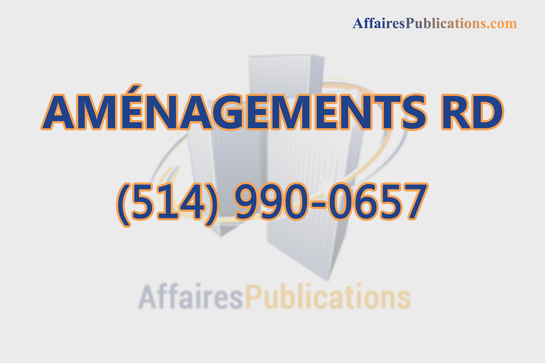 AMÉNAGEMENTS RD INC
