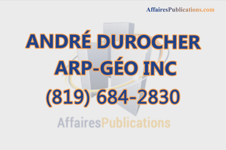 ANDRÉ DUROCHER ARP-GÉO INC