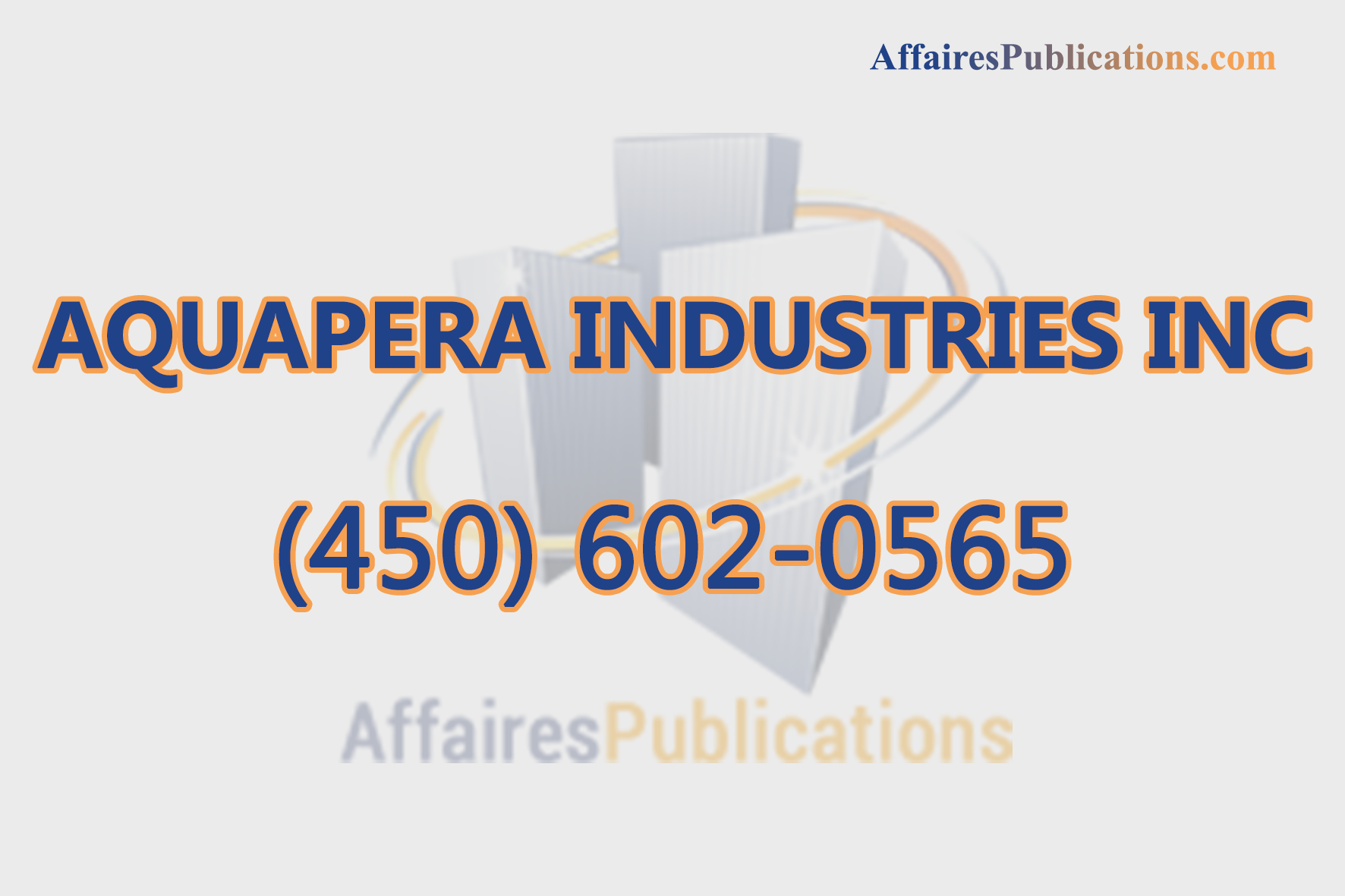AQUAPERA INDUSTRIES INC