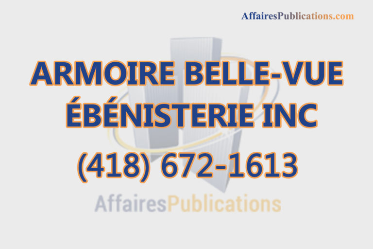 ARMOIRE BELLE-VUE ÉBÉNISTERIE