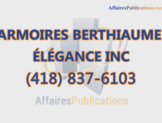 ARMOIRES BERTHIAUME ÉLÉGANCE