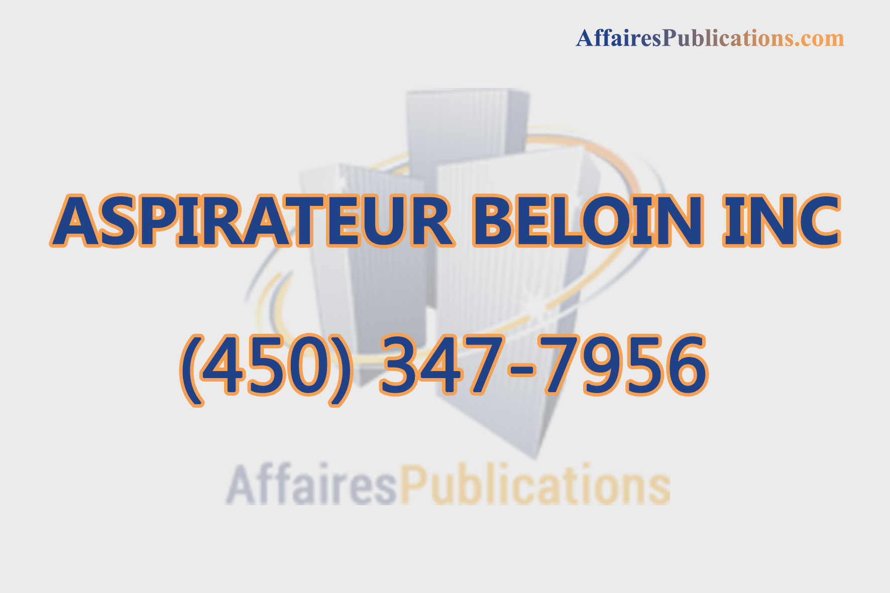 ASPIRATEUR BELOIN INC